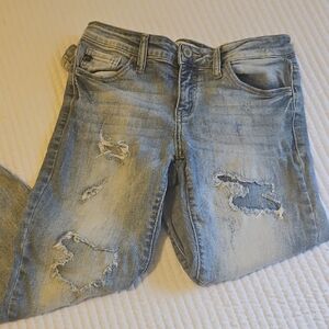 KanCan Light Blue Distressed Boyfriend Jeans